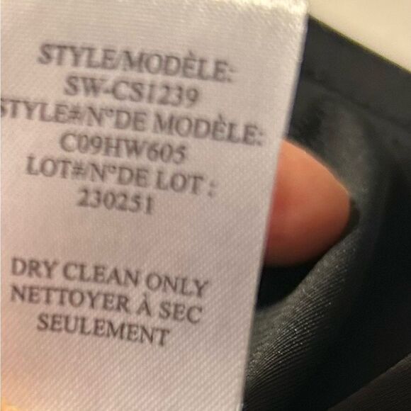 Helmut Lang Black Lined Viscose Draped Dress Size Small - Picture 11 of 11